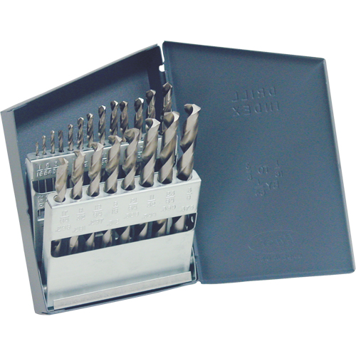 CLE-LINE Drill Sets, 21 Pieces, High Speed Steel - Walter Surface Technologies C21113