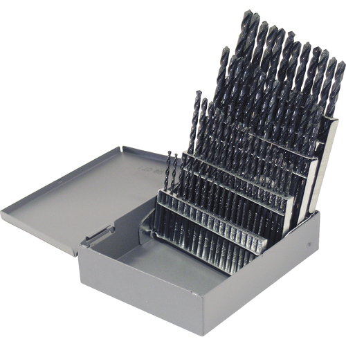 CLE-LINE Drill Sets, 60 Pieces, High Speed Steel - Walter Surface Technologies C21123