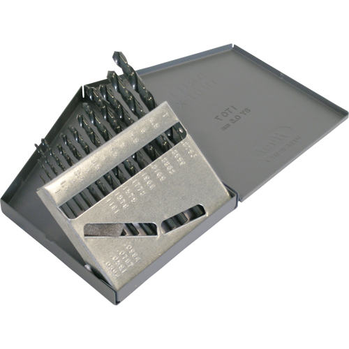 CHICAGO-LATROBE Drill Sets, 13 Pieces, High Speed Steel - Walter Surface Technologies 57729