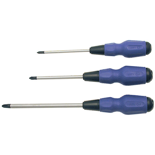 Phillips TORQUE DRIVE&reg; Screwdriver, #1, 4" L, Cushion Grip Handle - JET 720421