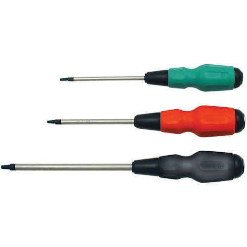 Tournevis carr&eacute; TORQUE DRIVE, Tige de #1, Ronde, 4" lo, Prise en Coussin&eacute;e - JET 720431