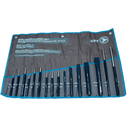 PC16-1S Punch & Chisel Set, 16 Pieces - JET 775508