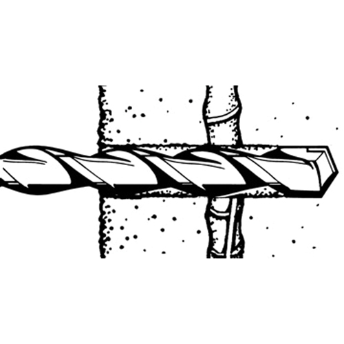 Rotary Rebar Cutters, 3/8", SDS-Plus Shank, Carbide - Relton RB-6