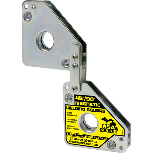 &eacute;querres De Soudage Magn&eacute;tiques, 7-5/8" lo x 1-3/8" la x 3-3/4" h, 120 lb - Mag-Mate WS302