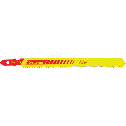 Unified Shank&reg; Jig Saw Blades, Bi-Metal, 4" L, 10-14 TPI - Starrett BU41014