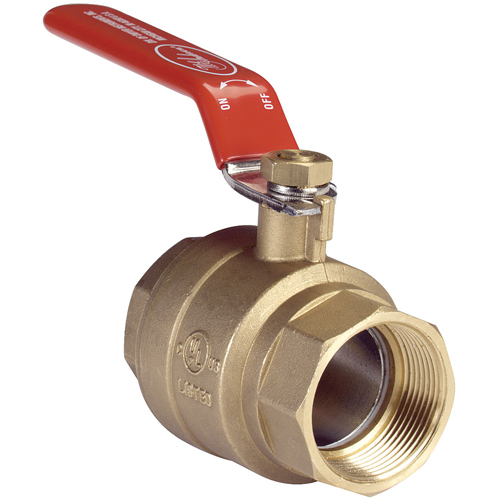 Two-Piece Hand Lever Ball Valves - Series BV2MB, Brass, Manual, 2", FNPT x FNPT - Dwyer DBV-07