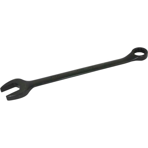 Flat Shank Combination Wrench, 12 Point, 1-1/16", Black Oxide Finish - Gray Tools 3134B
