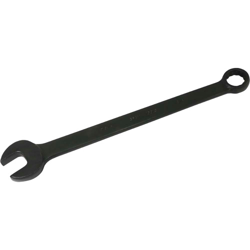 Cl&eacute; mixte &agrave; tige plate, 12 pans, 1-3/8", Fini Oxyde noir - Gray Tools 3144B