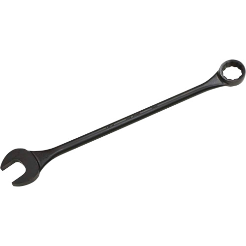 Round Shank Combination Wrench, 12 Point, 1-15/16", Black Oxide Finish - Gray Tools 3162B