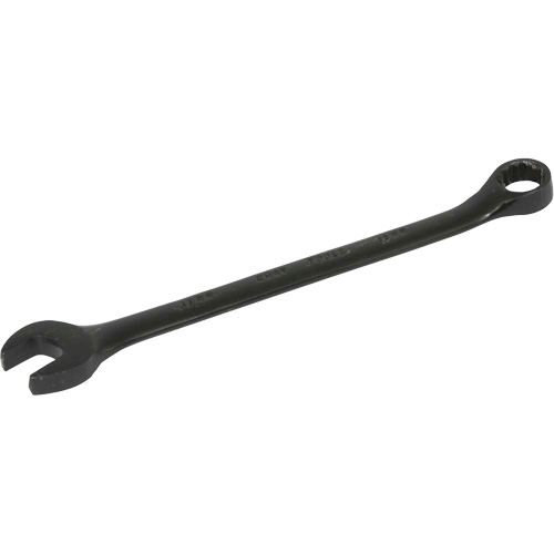 Flat Shank Combination Wrench, 12 Point, 11 mm, Black Oxide Finish - Gray Tools MC11B