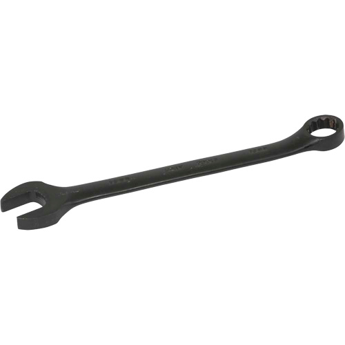 Flat Shank Combination Wrench, 12 Point, 16 mm, Black Oxide Finish - Gray Tools MC16B