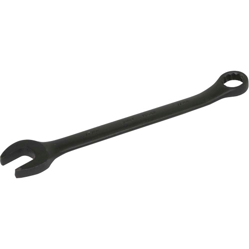 Flat Shank Combination Wrench, 12 Point, 19 mm, Black Oxide Finish - Gray Tools MC19B