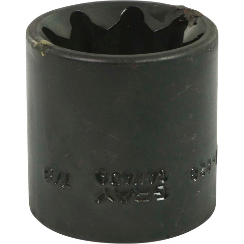 Douille &agrave; carr&eacute; double, Chocs, 7/8", Prise 1/2", 8 pans - Gray Tools P4-828