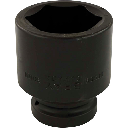 Socket, Impact, 50 mm, 1" Drive, 6 Points - Gray Tools XP50H