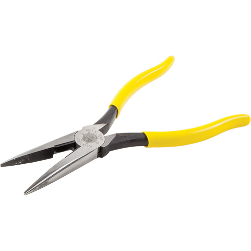 Pinces &agrave; bec long coupantes de c&ocirc;t&eacute;, 8-7/16" lo - Klein Tools D203-8