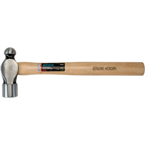Marteau &agrave; panne sph&eacute;rique, Poids de la t&ecirc;te 32 oz, Face Ordinaire, Prise Bois - Outils Aurora 