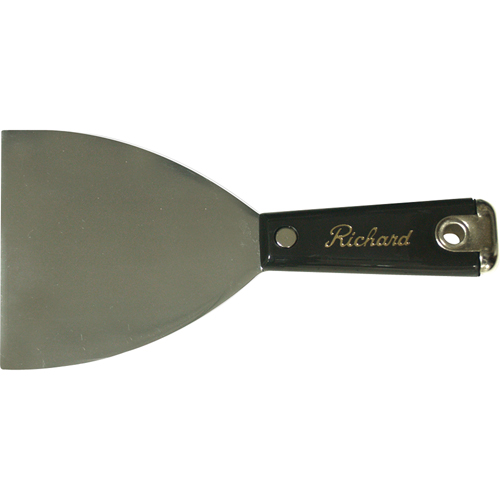 GRATTOIR A MASTIC,FINITION FLEX, 4" TETE PLASTIQ, 4", Lame en Acier au carbone - Richard 114