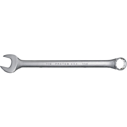 Combination Wrench, 12 Point, 1-1/2", Satin Finish - Proto J1248