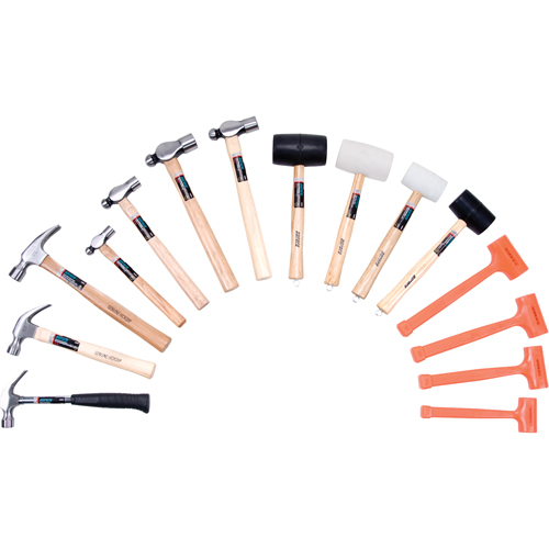 Ultimate Hammer Set, 15 Pieces - Aurora Tools 