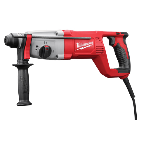 SDS Plus Rotary Hammer Kit, 0" - 2-1/2", 7 A, 0-5625 BPM, 0-1500 RPM, 1.8 ft.-lbs. - Milwaukee 5262-21