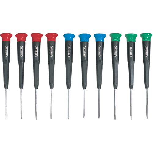Mini Screwdriver Sets, 10 Pcs. - General Tools 690