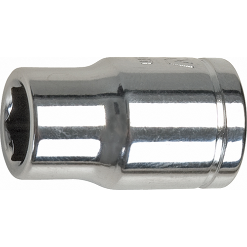 SAE Socket, 1/2", 1/4" Drive, 6 Points - Aurora Tools 
