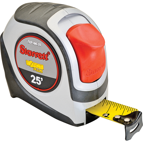 KTXP Series Measuring Tape , 1" x 25', 1/16" Graduations - Starrett KTXP106-25-N