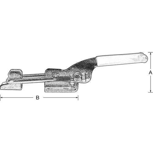 Latch Clamps, 700 lbs. Clamping Force - Aurora Tools 