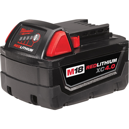 M18 Redlithium Battery, Lithium-Ion, 18 V, 4 A - Milwaukee 48-11-1840