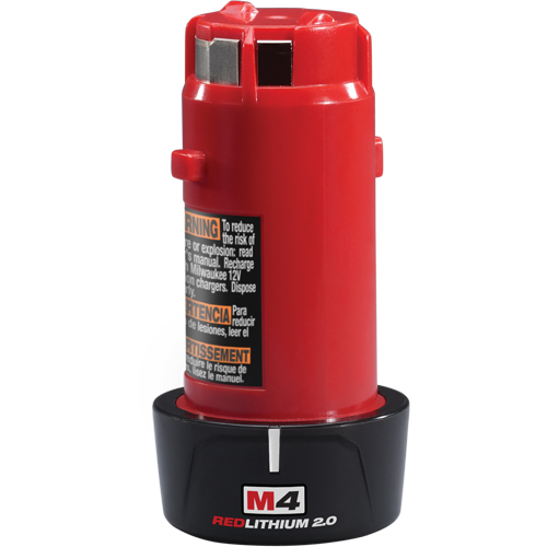 M4 Redlithium Batteries, Lithium-Ion, 4 V, 2 A - Milwaukee 48-11-2001