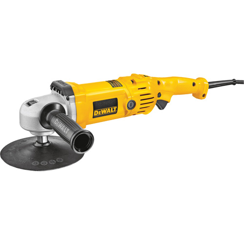 Polisseuse &agrave; vitesse variable, 7"/9" tampon, 120 V, 12 A, 0-3500 Tr/min &agrave; vide - DEWALT DWP849