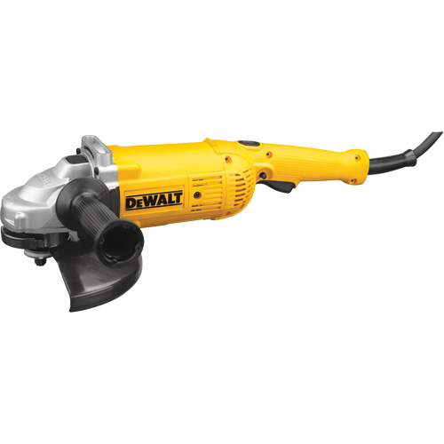 Large Angle Grinder, 9", 120 V, 15 A, 6500 RPM - DEWALT DWE4519