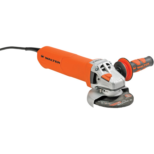 Angle Grinder with 100 ZIP Cut Wheels, 5", 120 V, 8.5 A, 10000 RPM - Walter Surface Technologies 