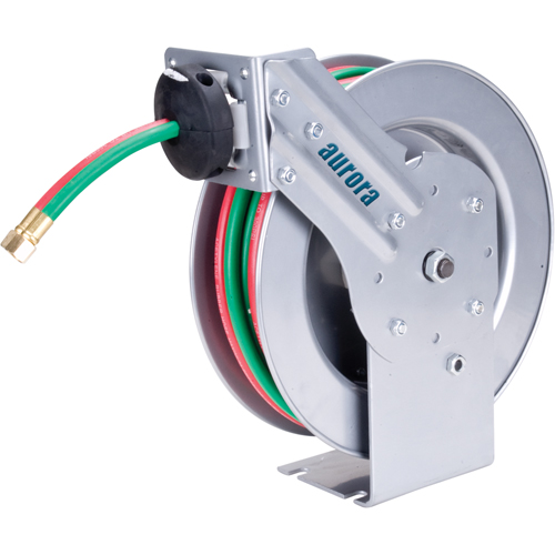 Welding Hose Reel, 1/4" x 25', 300 psi - Aurora Tools 