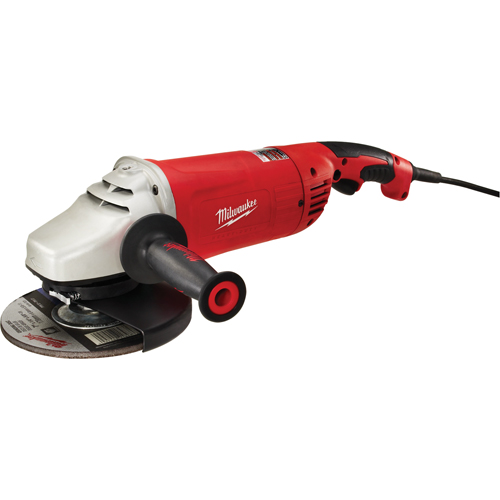 Meuleuse &agrave; angle large et prise g&acirc;chette avec verrou, 7"/9", 120 V, 15 A, 6000 Tr/min - Milwaukee 6088-30