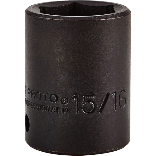 Socket, Impact, 15/16", 1/2" Drive, 6 Points - Proto J7430H