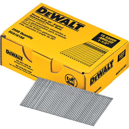 16 Gauge Angled Finish Nails - DEWALT DCA16150