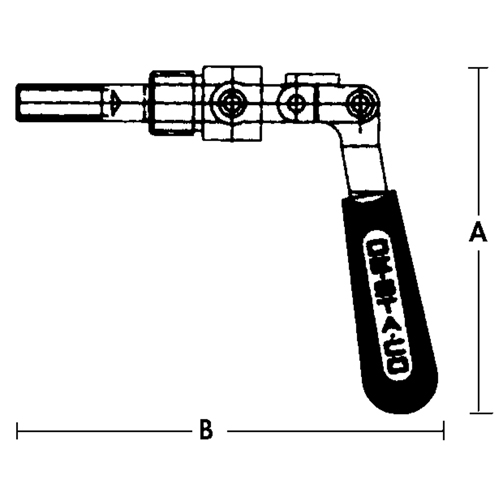 Crampons articul&eacute;s droits - S&eacute;rie 601, Capacit&eacute; de 5/8" (15,875 mm), Force de serrage de 100 lb - DESTACO 601