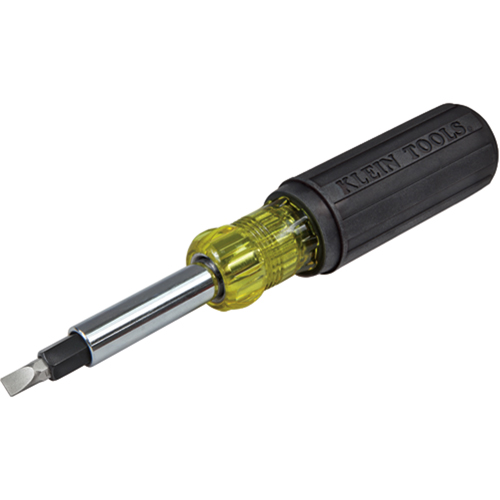 Tournevis/tourne-&eacute;crous multi embouts robuste, 7-9/10" lo, Prise Coussin&eacute;e - Klein Tools 32557