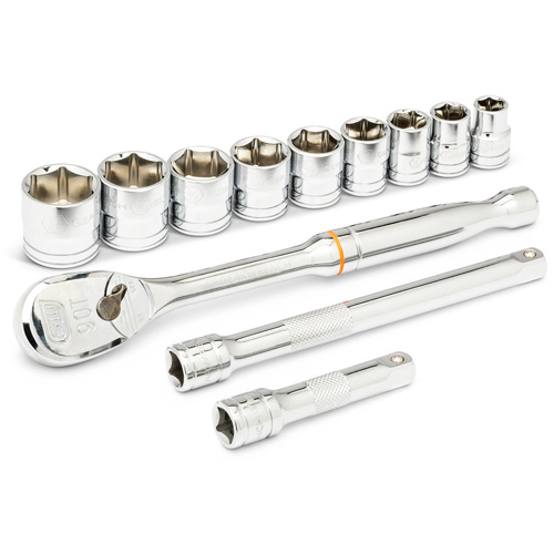 Jeu d'outils pour m&eacute;caniciens SAE &agrave; 6 pans, 12 Mcx, Prise de 3/8" - Gearwrench 80556