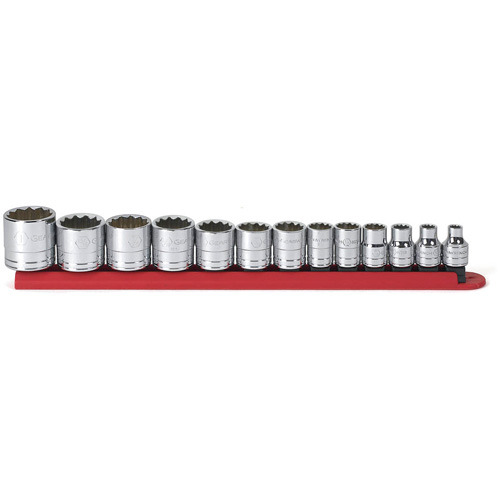 Jeu de douilles SAE &agrave; 12 pans, 13 Mcx, Prise de 3/8" - Gearwrench 80561