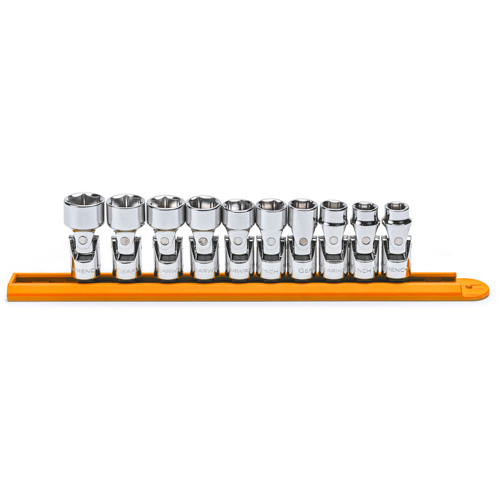 6-Point Flex Metric Socket Set, 10 Pcs, 3/8" Drive Size - Gearwrench 80565