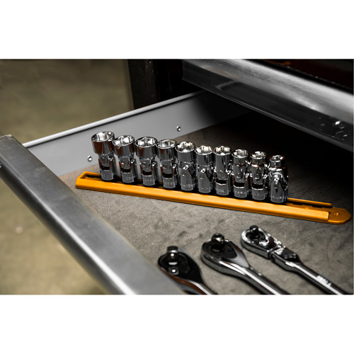 6-Point Flex Metric Socket Set, 10 Pcs, 3/8" Drive Size - Gearwrench 80565