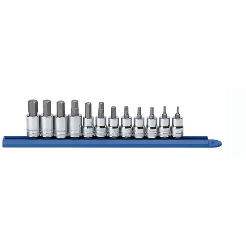 Metric Socket Set, Hex, 3/8" Drive, 12 Pcs - Gearwrench 80580