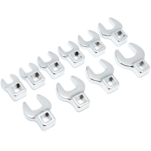 3/8" Drive Wrench Set, Crowfoot, 10 Pieces, Metric - Gearwrench 81909