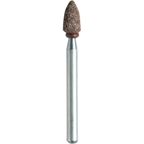 Flame Aluminum Oxide Grinding Stone with 3/16" Diameter - Dremel 945