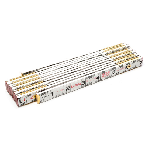 R&egrave;gle en bois pliante, 6' lo, Bois, Graduations de 1/6" - Lufkin By Crescent 1066DLN