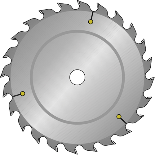 Lames de scie industrielle  - refente, 8", 14 dents, Pour Bois - Dimar 8-14 RIP