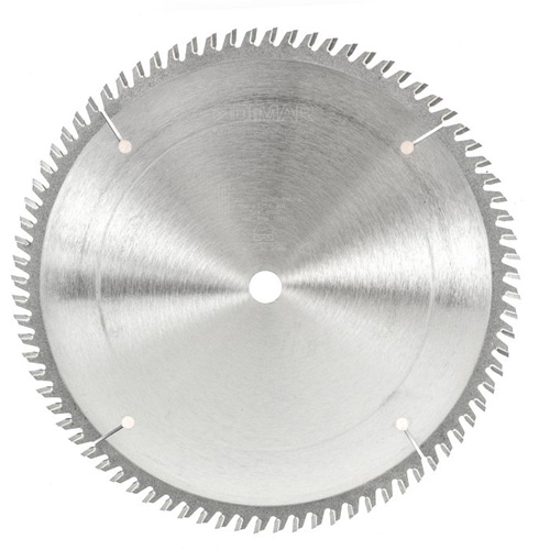Industrial Saw Blade - Crosscut Thin Kerf, 10", 80 Teeth, Wood Use - Dimar 10-80-THIN-A