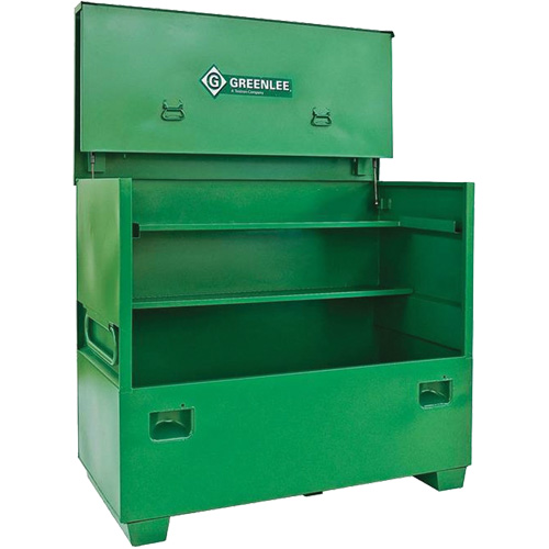 Jobsite Chest, 60" W x 30" D x 48" H, Green - Greenlee 4860